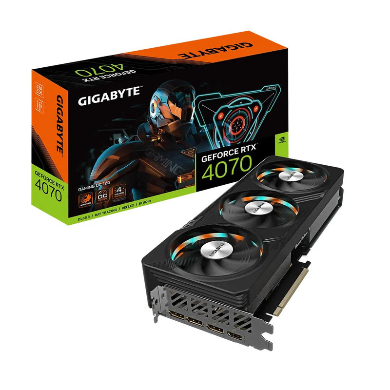 Gigabyte GeForce RTX 4070 OC 12G Graphics Card - كرت شاشة